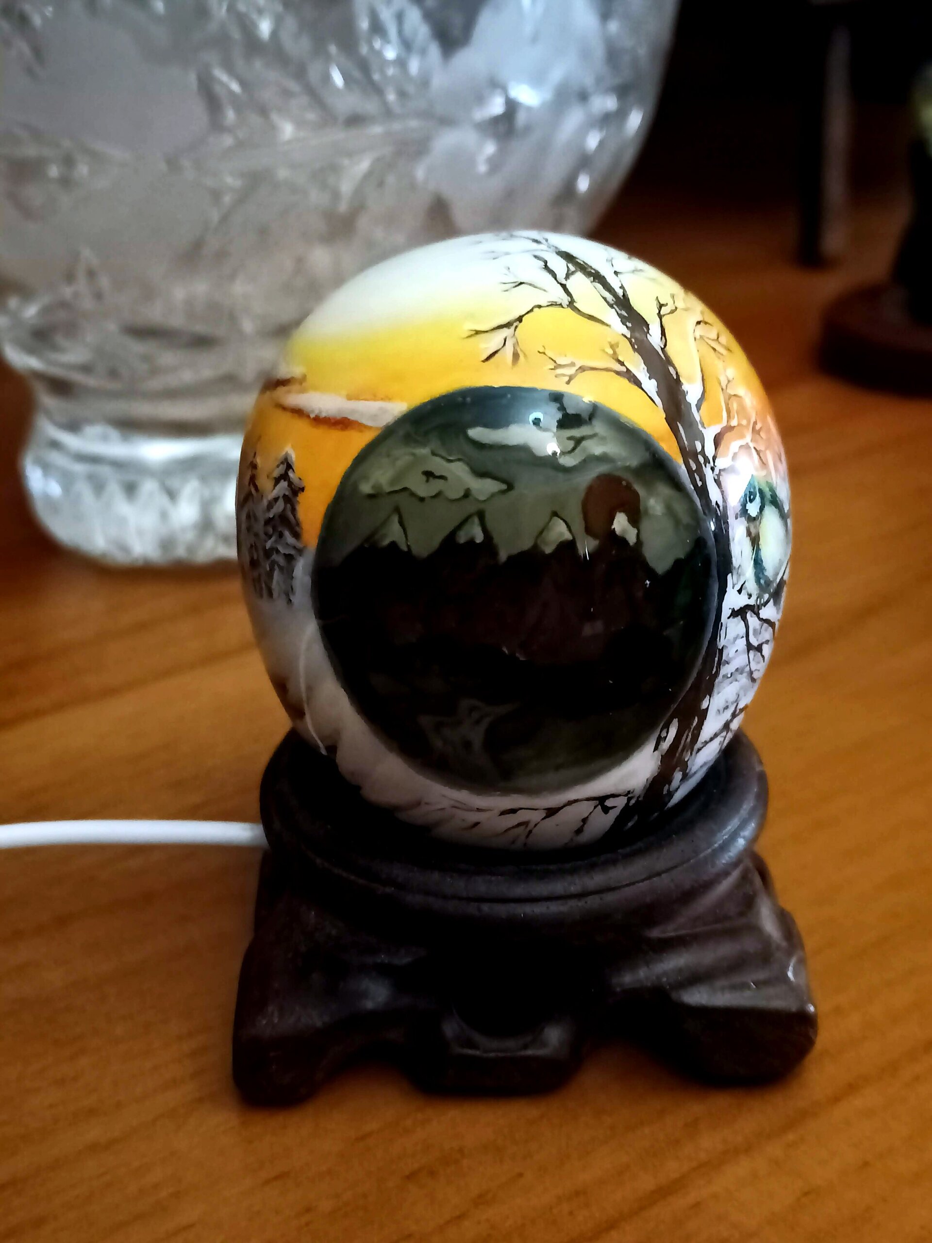 Huevo Artístico | Escultura Decorativa de Lujo Hecha a Mano | Pieza unica - 2