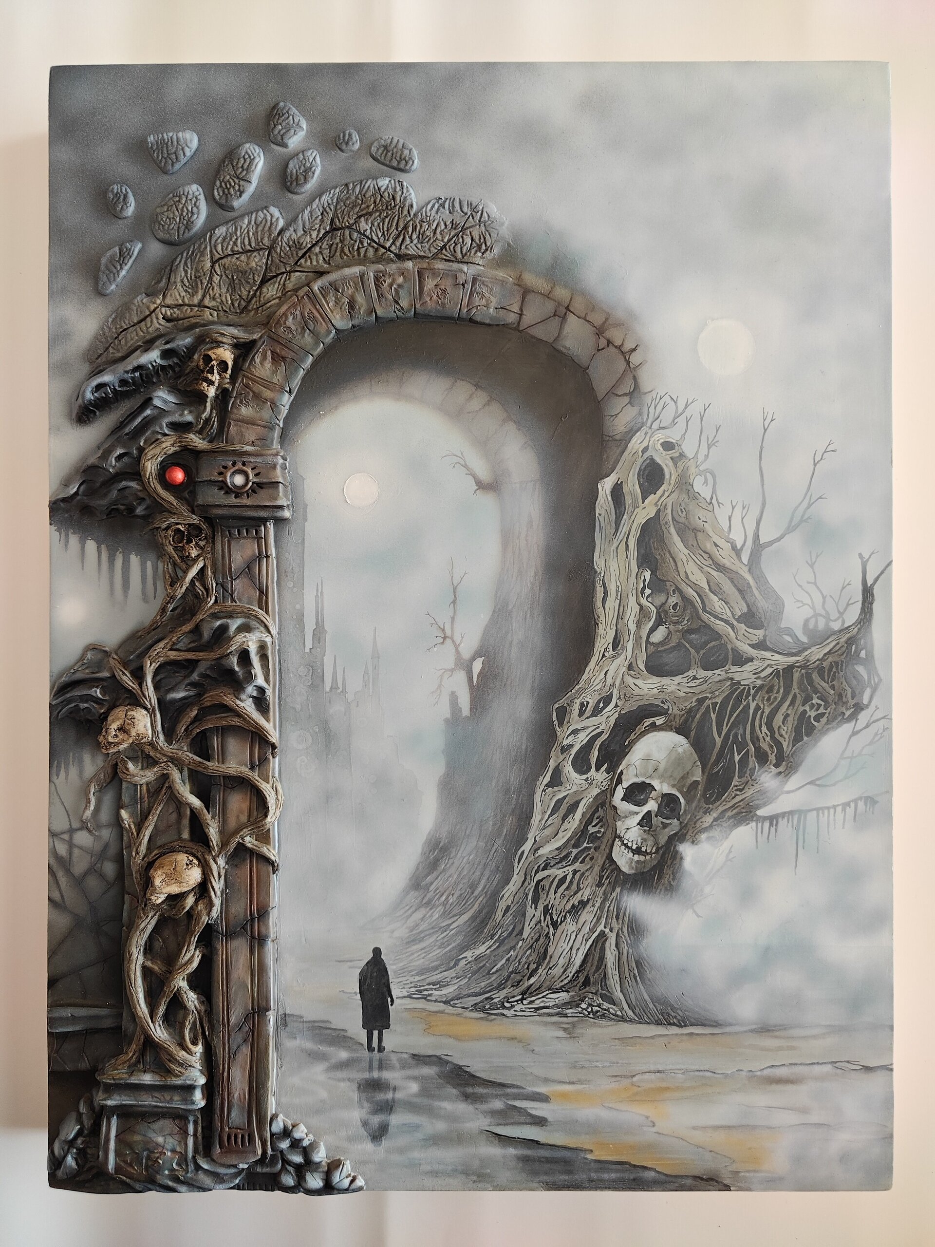 Portal al inframundo escultorico-pictórica Original Arte Contemporáneo Exclusivo - 8
