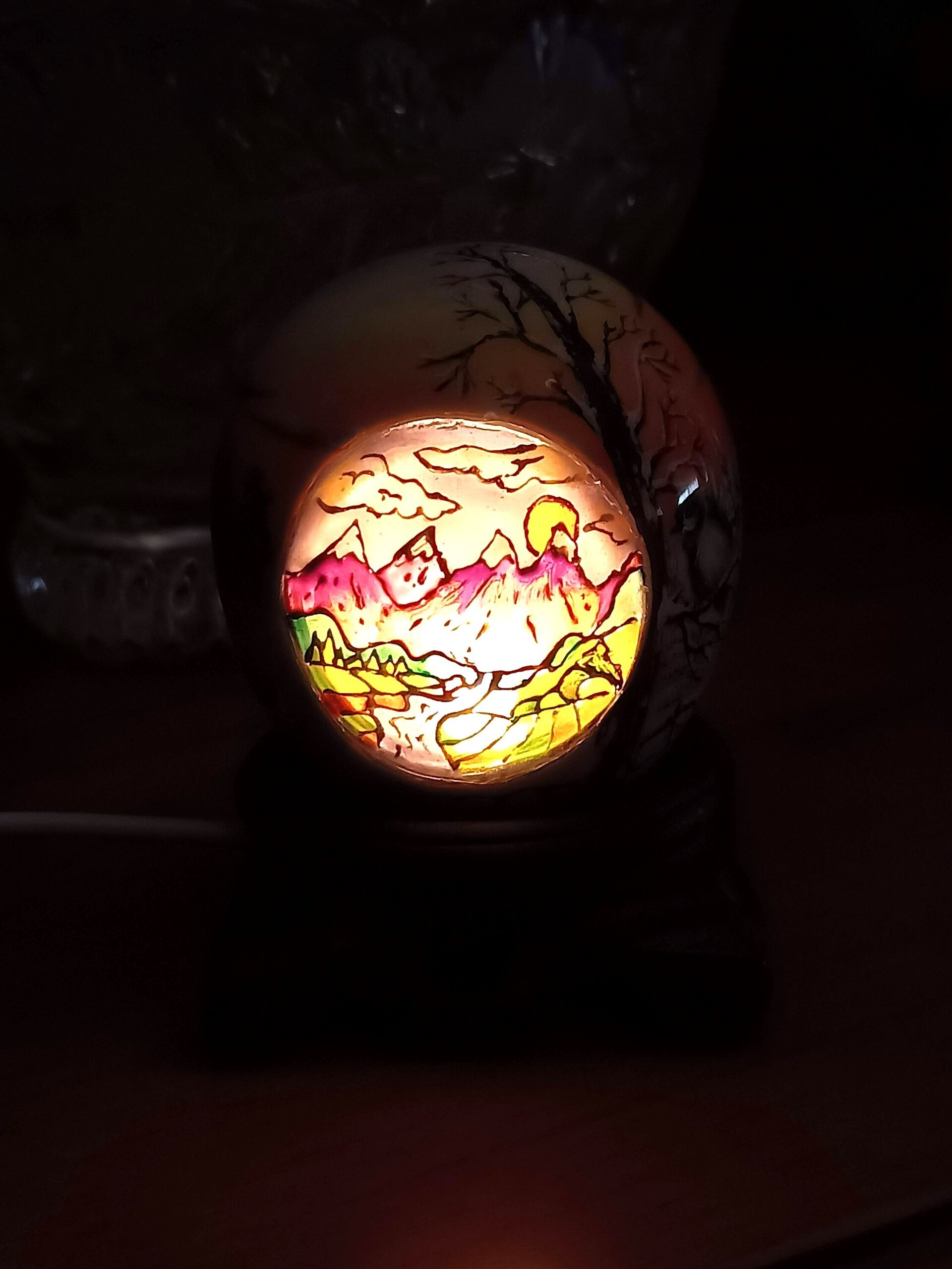 Huevo Artístico | Escultura Decorativa de Lujo Hecha a Mano | Pieza unica - 4