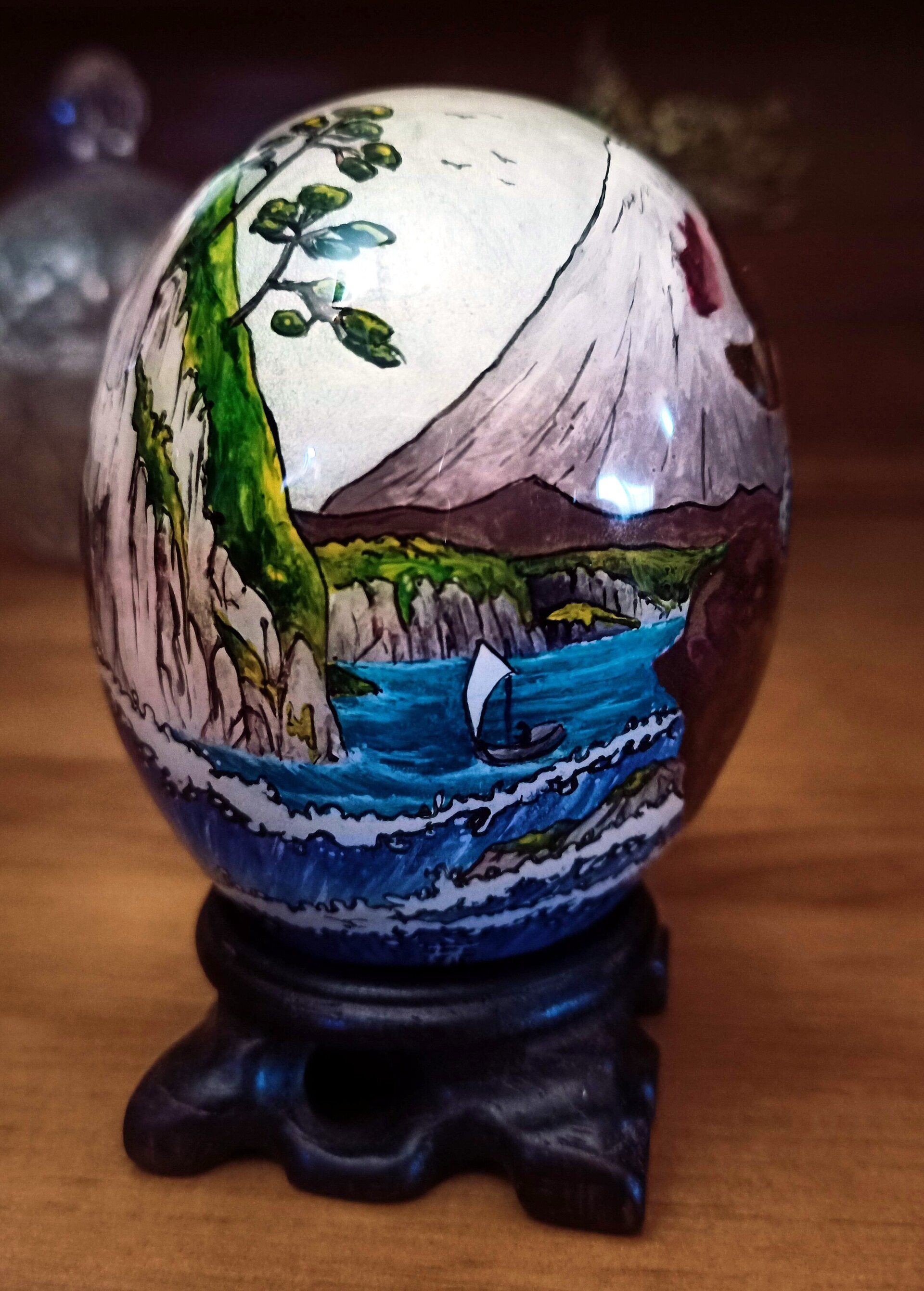 Huevo Decorativo de Alta Gama Estilo Fabergé | Obra Artesanal Única - 3