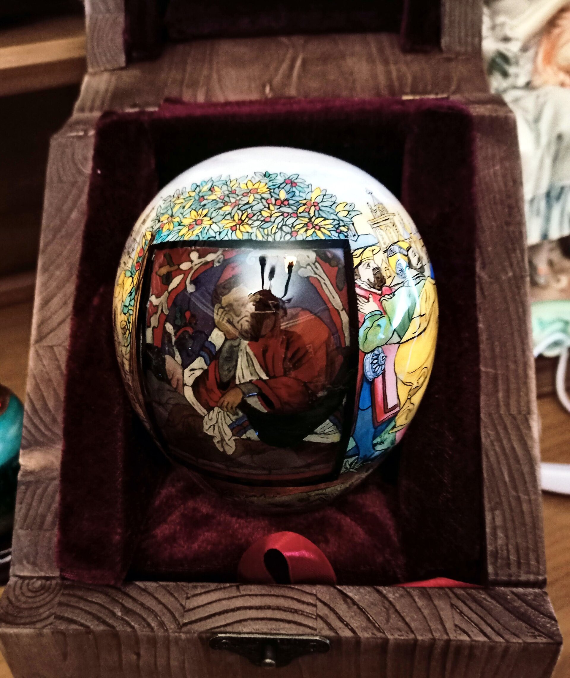 Huevo Artístico Estilo Fabergé en Técnica Escultórica | Obra Original Exclusiva - 5
