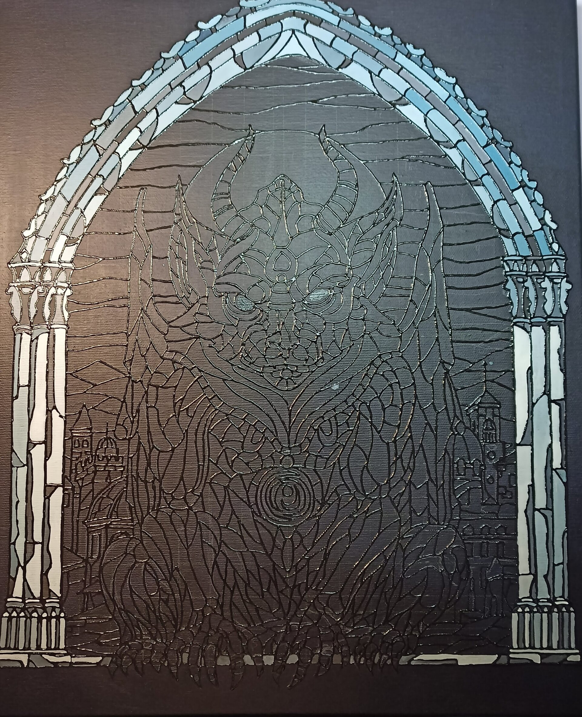 Obra Art Nouveau Exclusiva en Edición Limitada: Arte de Lujo para Coleccionistas - 5