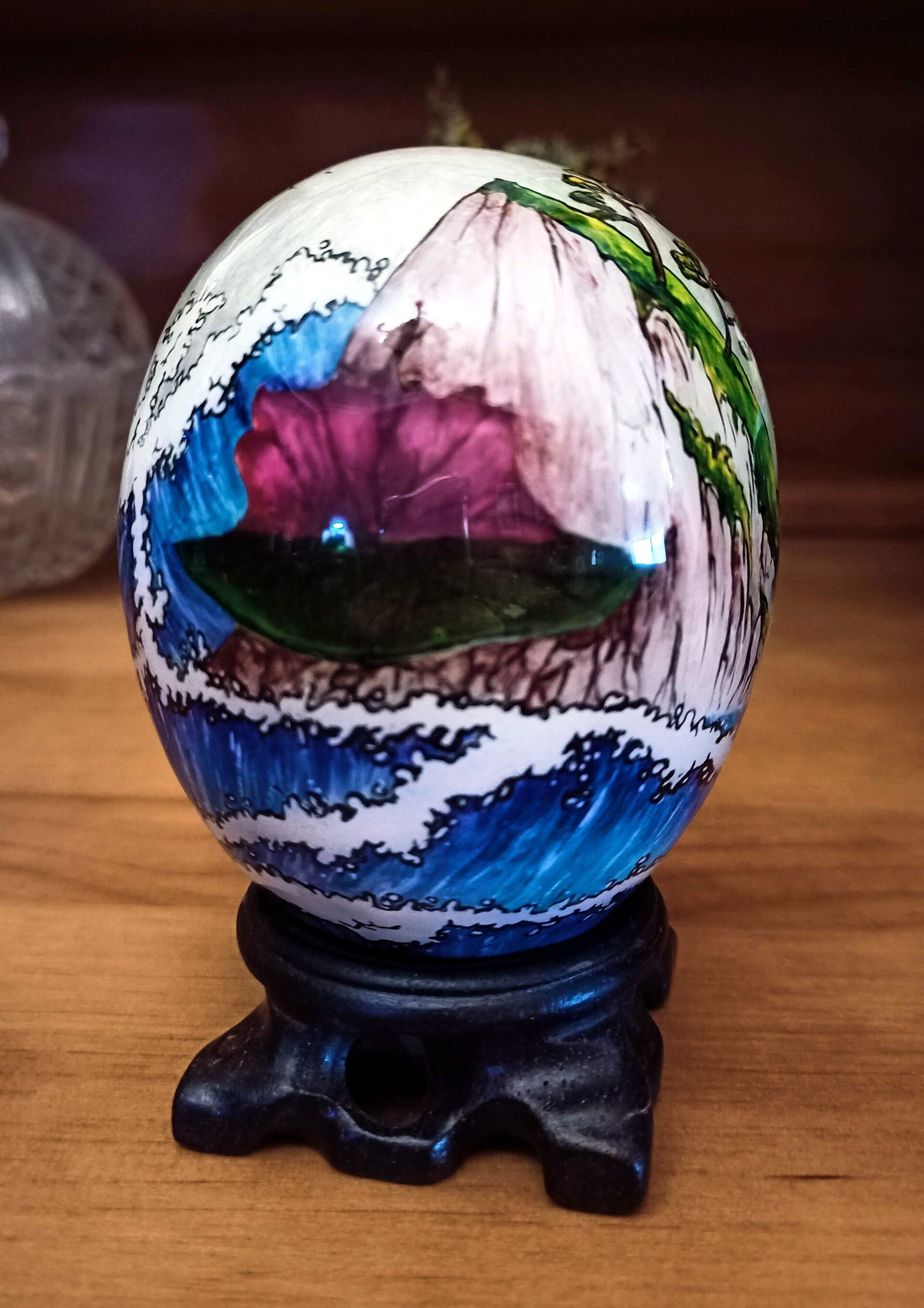 Huevo Decorativo de Alta Gama Estilo Fabergé | Obra Artesanal Única - 5